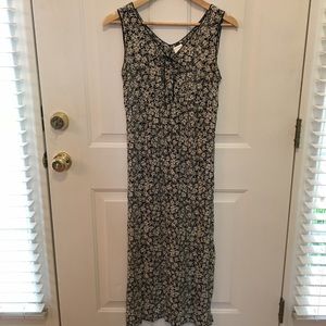 Motherhood Maternity Black & White Floral Summer Dress - Large